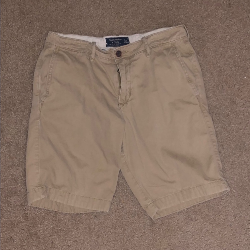 Khaki shorts by Abercrombie